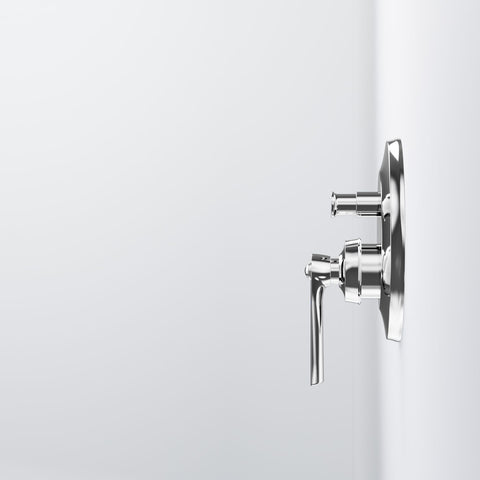 Series 350 Finish set for single lever bath/shower mixer with diverter