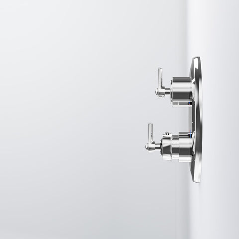 Series 350 Finish set for concealed thermostatic mixer with 2 way diverter